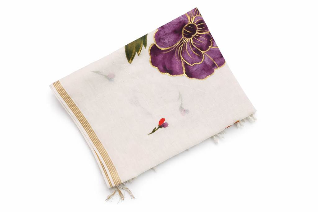 Ivory Bloom Dupatta